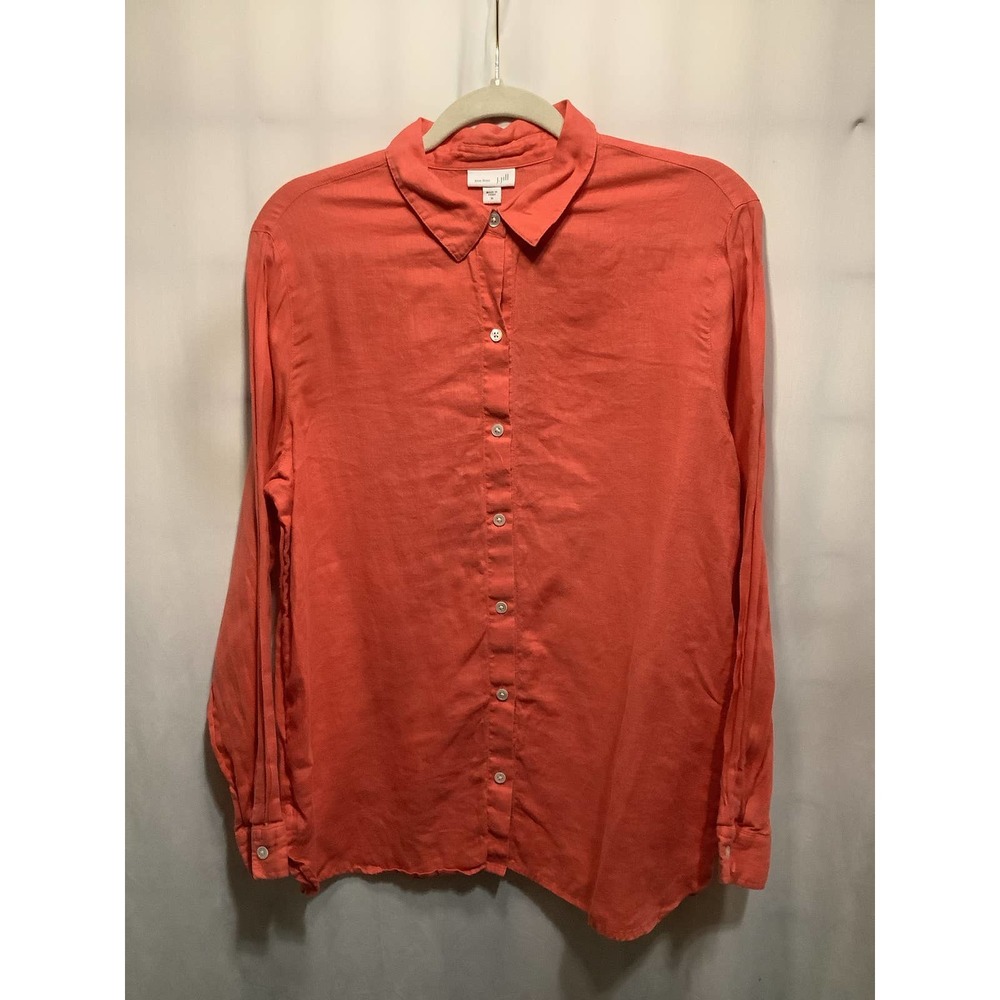 J. Jill Orange Button Up
